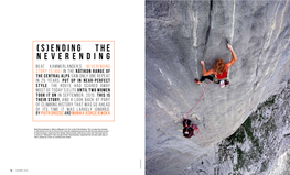 ENDING the NEVERENDING BEAT KAMMERLANDER’S NEVERENDING STORY (5.14A) in the RÄTIKON RANGE of the CENTRAL ALPS SAW ONLY ONE REPEAT in 25 YEARS