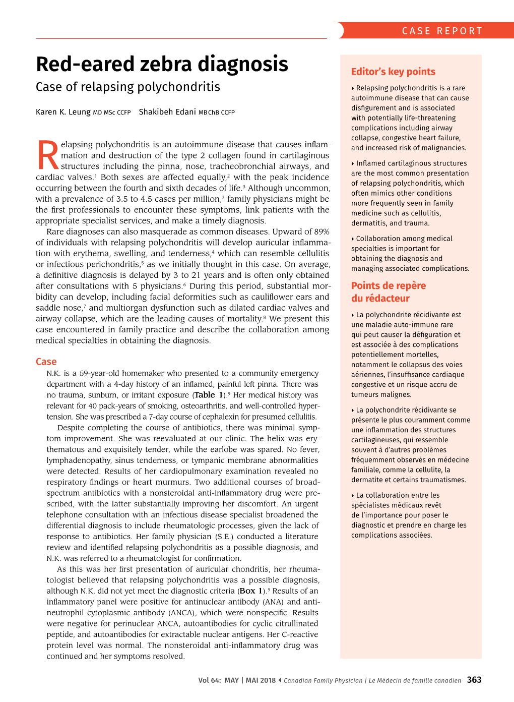 Red-Eared Zebra Diagnosis