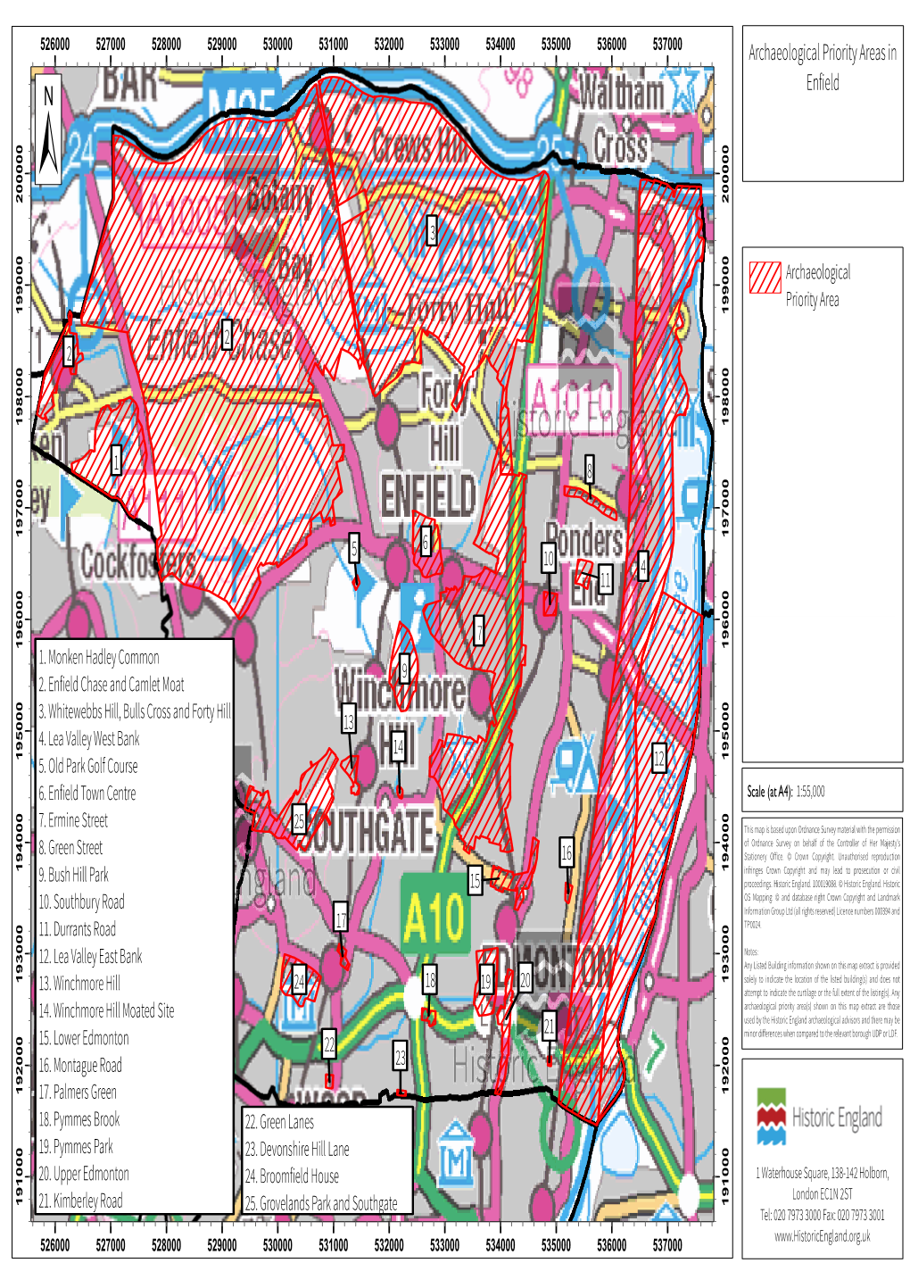 Enfield Apas (Map)