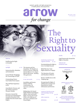 The Right to Sexuality