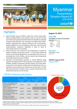 Myanmar Humanitarian Situation Report #7 (July 2019)