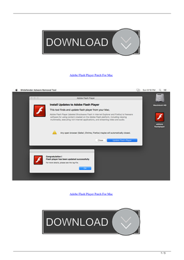 Adobe Flash Player Patch for Mac