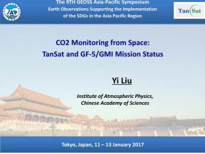 Tansat and GF-5/GMI Mission Status, Yi LIU