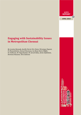 Engaging with Sustainability Issues in Metropolitan Chennai