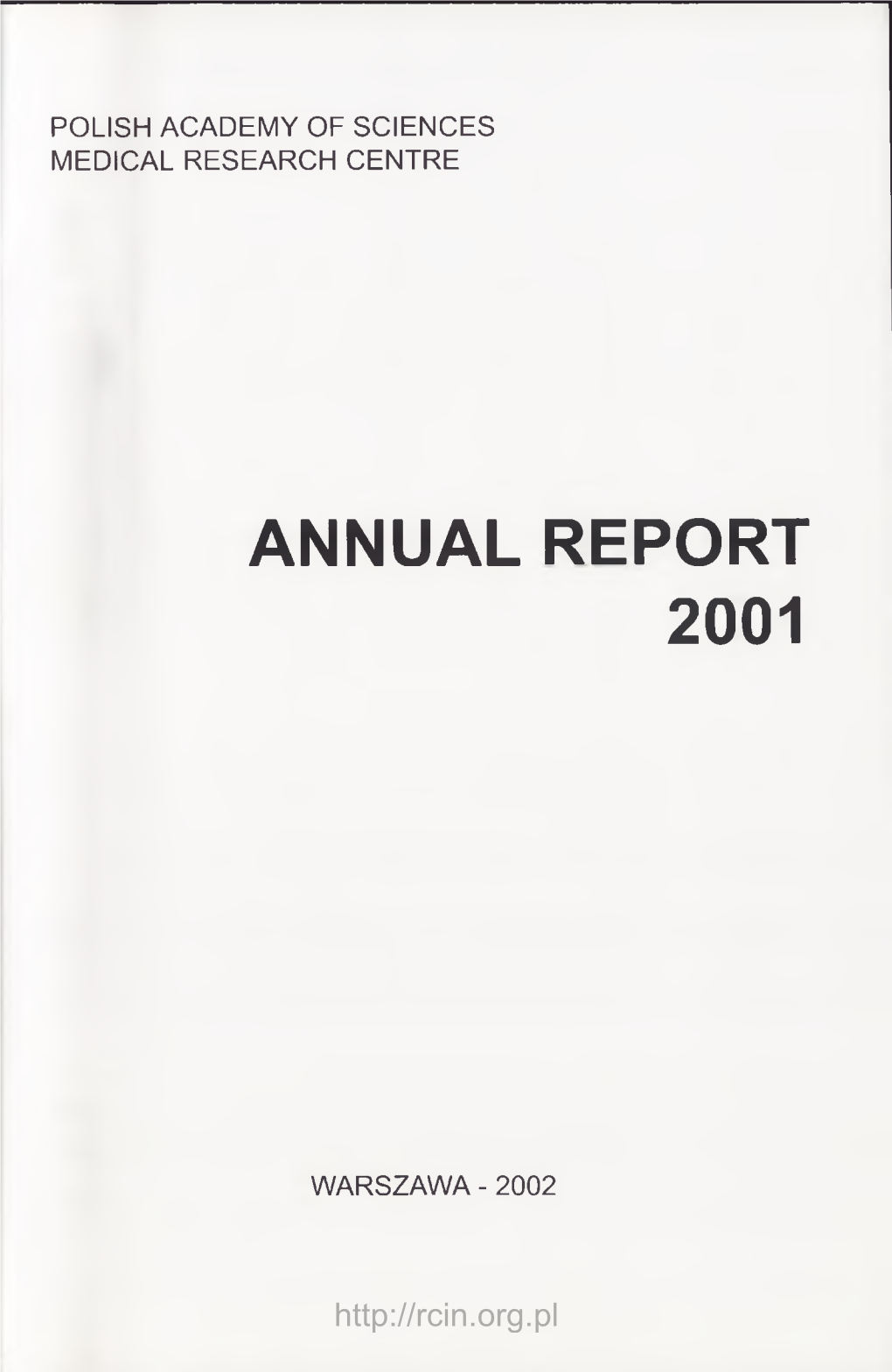 Annual Report 2001