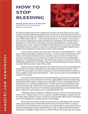 How to Stop Bleeding