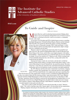 The Institute for Advanced Catholic Studies at the University of Southern California