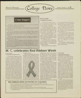 M. C. Celebrates Red Ribbon Week by Mr