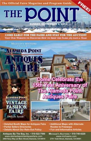 Come Celebrate the 15Th Year Aniversary of the Alameda Point Antiques Faire