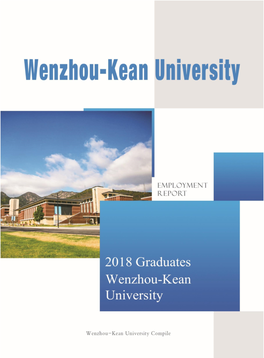 Wenzhou-Kean University Employment Report--Employment Quality of 2018 Graduates