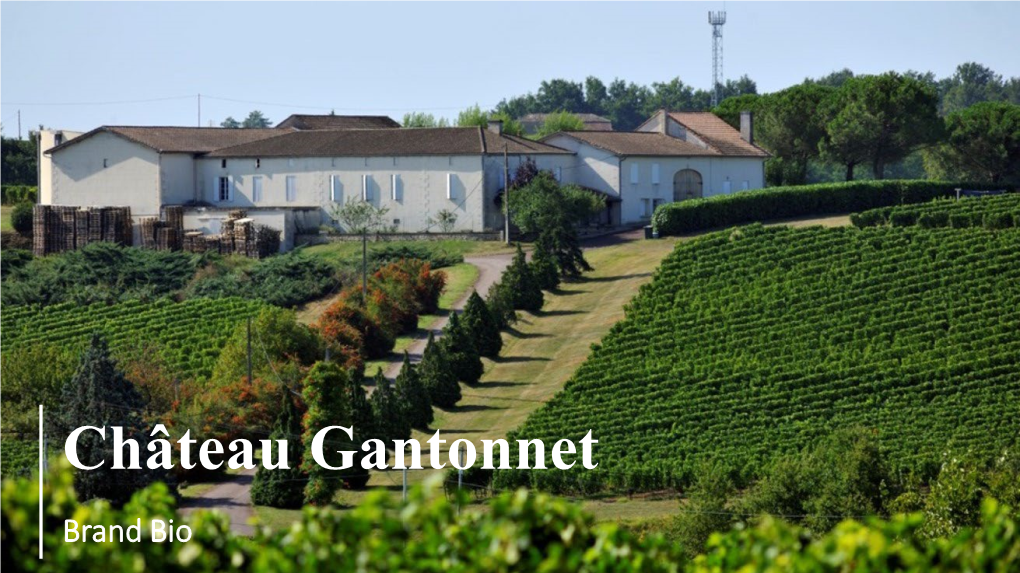 Château Gantonnet Brand Bio Château Gantonnet