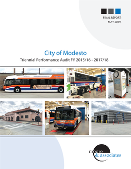 Modesto Triennial Performance Audit FY 2015/16 - 2017/18