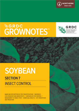 Soybean Section 7 Insect Control