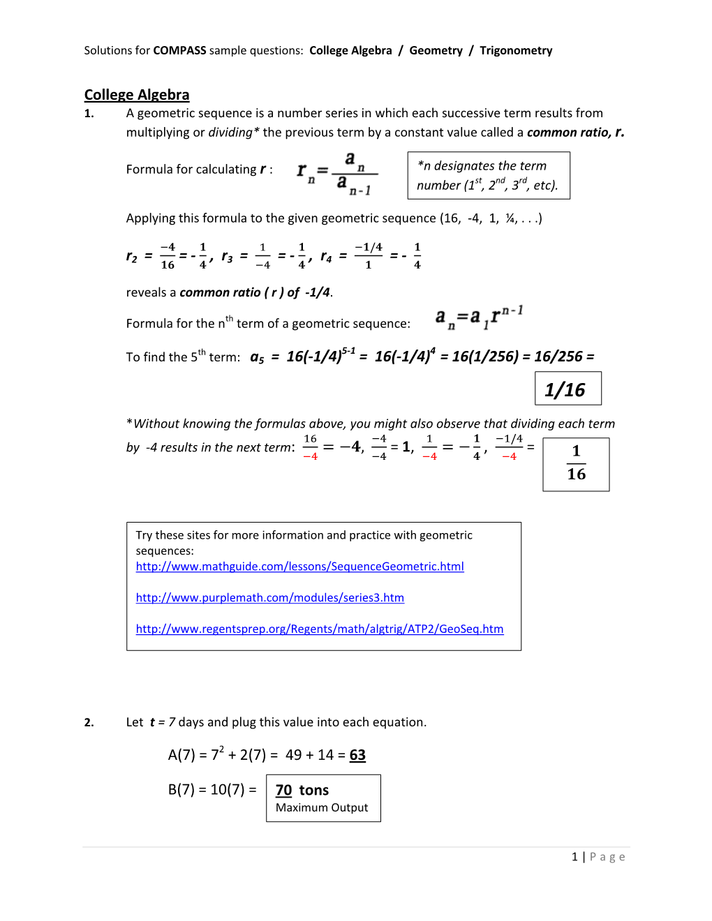 College Algebra R2