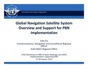 Global Navigation Satellite System Overview and Support for PBN Implementation