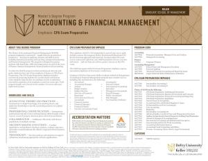 Accounting & Financial Management: CPA Exam Prep