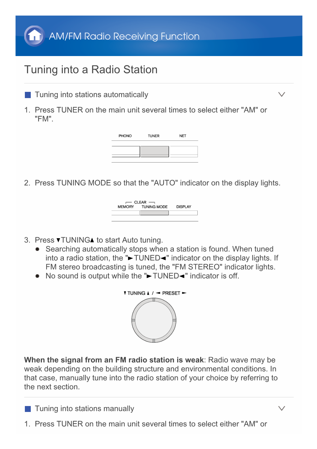 Tuning Into a Radio Station