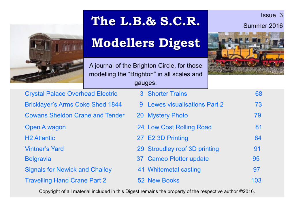 Modellers' Digest