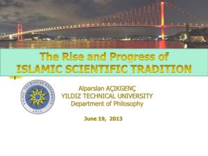 The Emergence of Scientific Tradition in Islam
