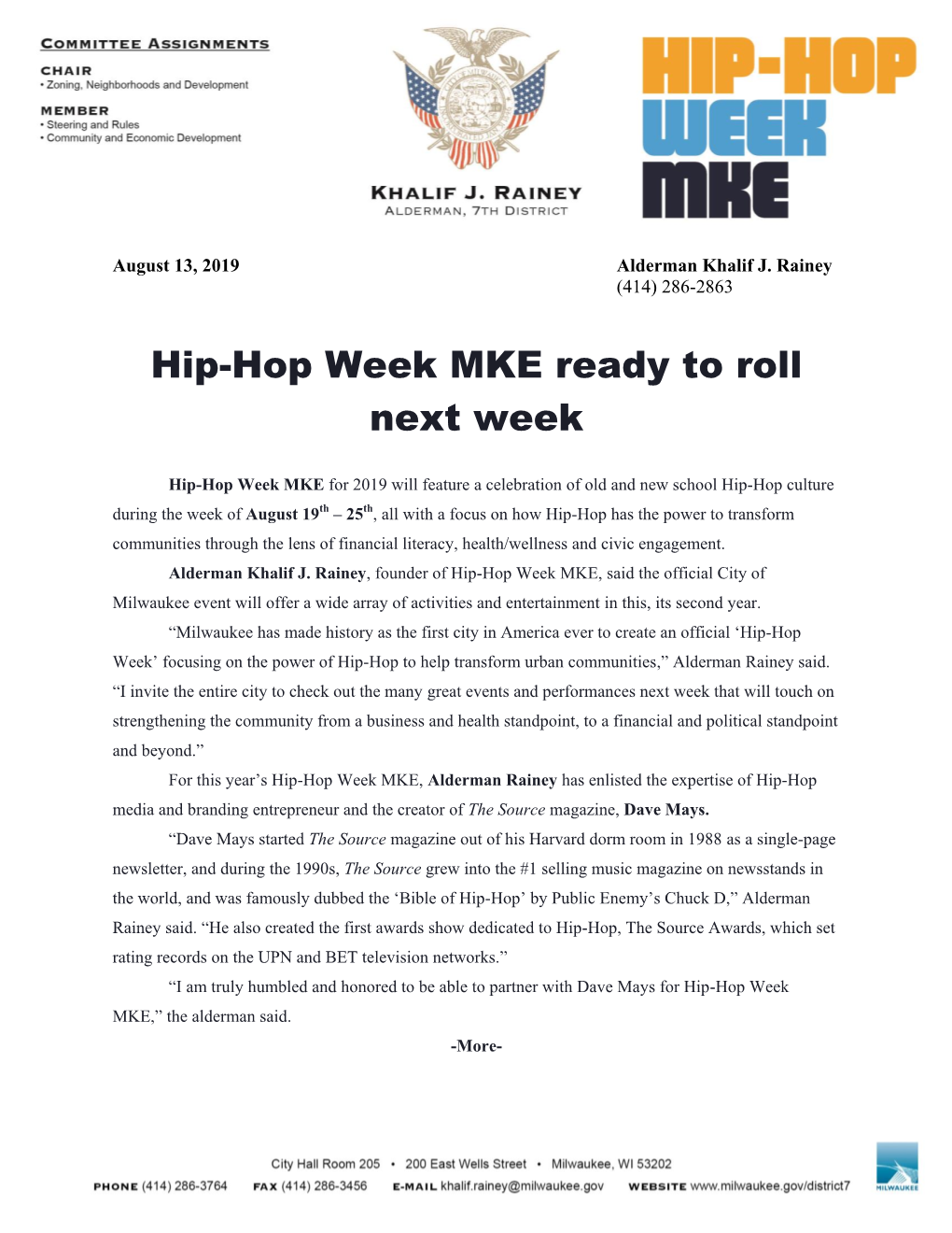 Hip-Hop Week MKE Ready to Roll Next Week