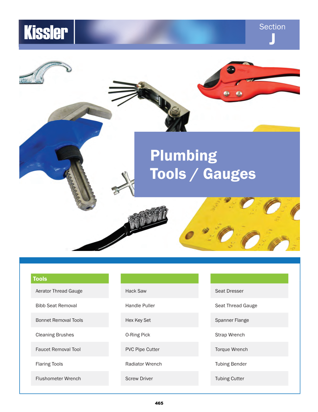 Plumbing Tools / Gauges