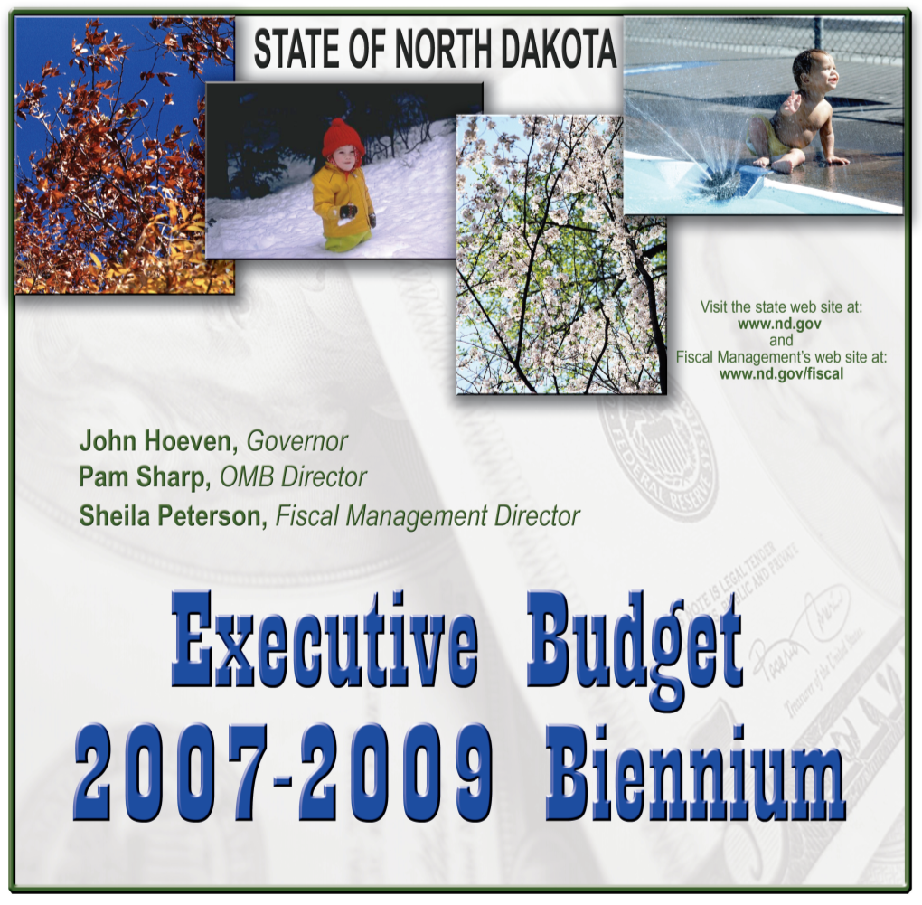 2007-2009 Executive State Budget