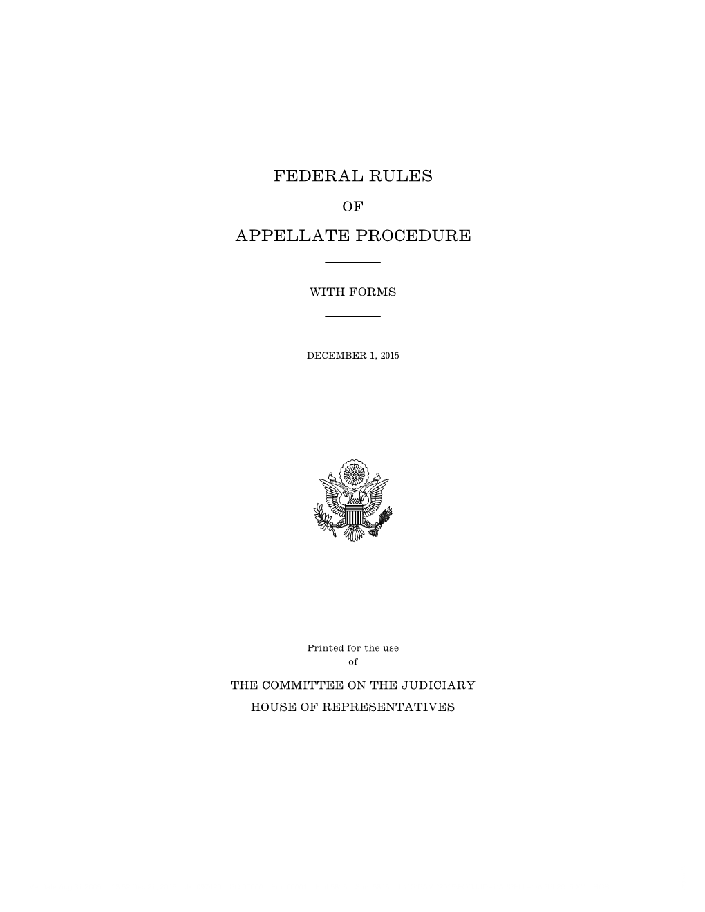 Federal Rules Appellate Procedure