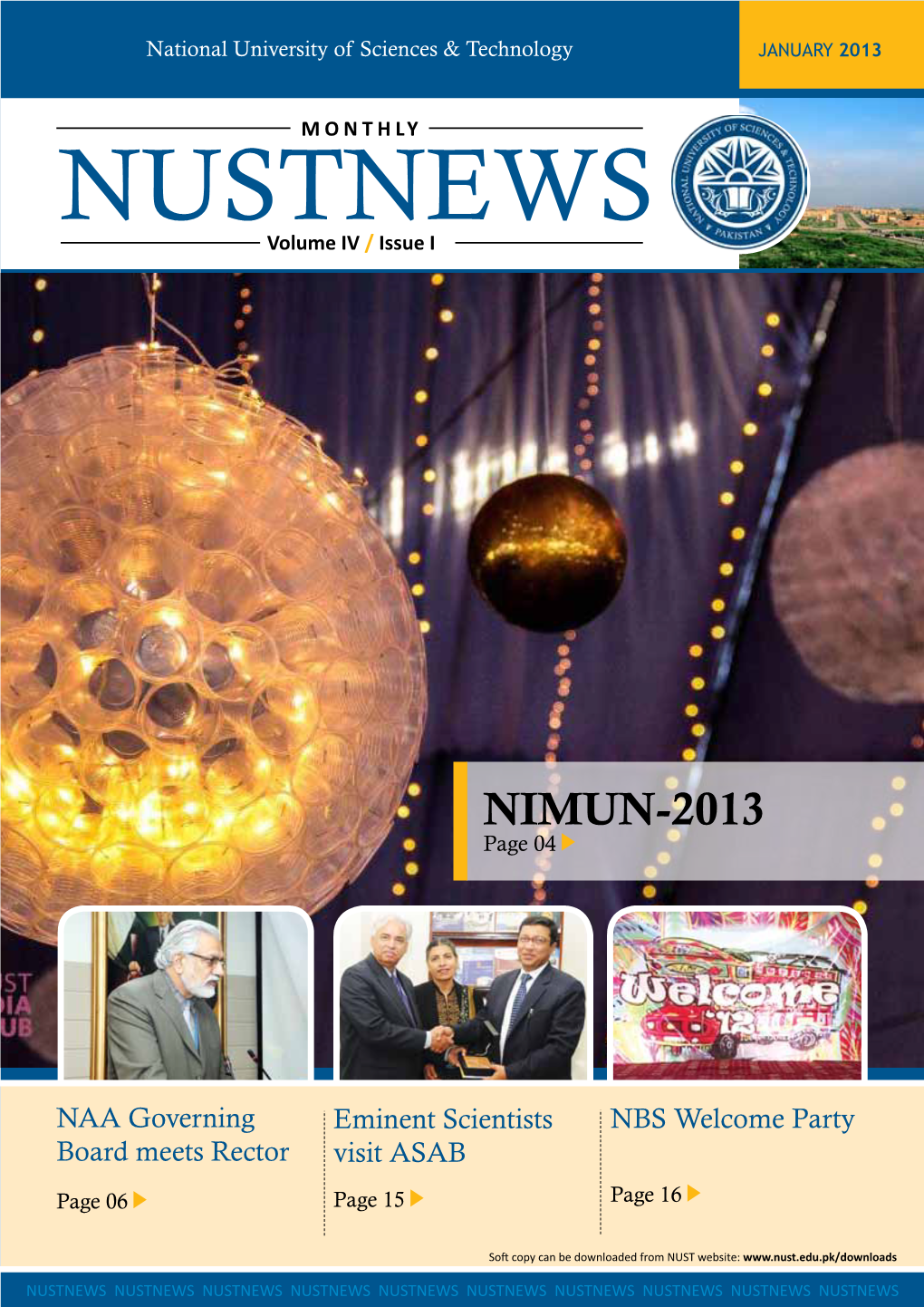 NUSTNEWS Volume IV / Issue I