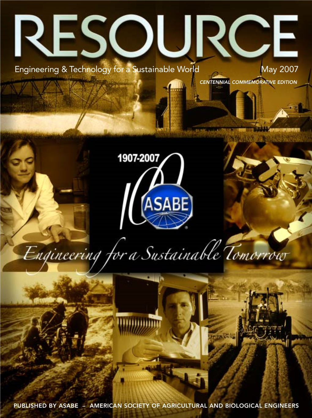 Resource Magazine May 2007 Engineering and Technology for a Sustainable World