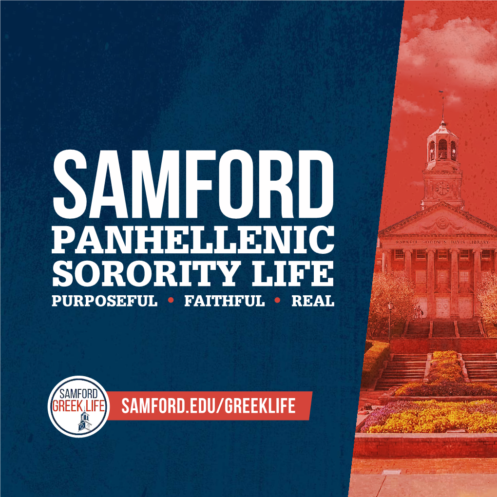 Panhellenic Life at Samford Is Like No Other Community