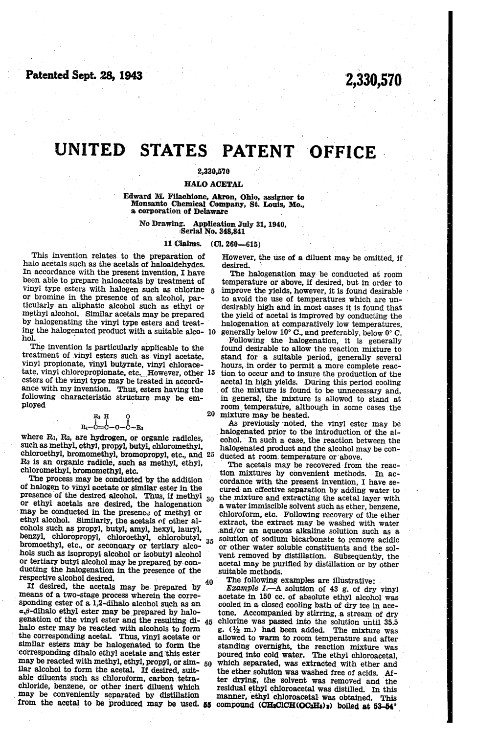 UNITED STATES PATENT OFFICE GAO ACETA, Edward M