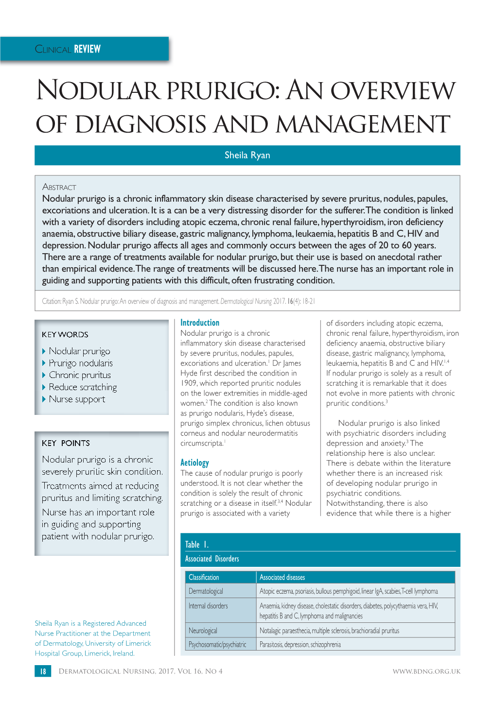 Nodular Prurigo: an Overview of Diagnosis and Management
