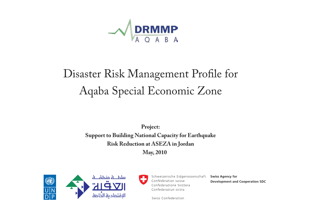 Disaster Risk Management Profile for Aqaba Special Economic Zone