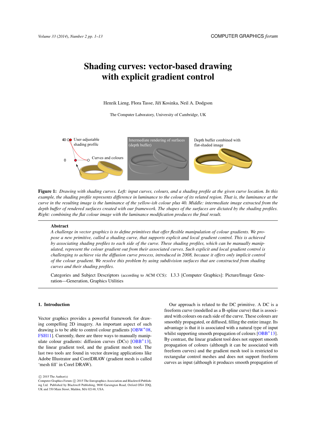 Shading Curves: Vector-Based Drawing with Explicit Gradient Control