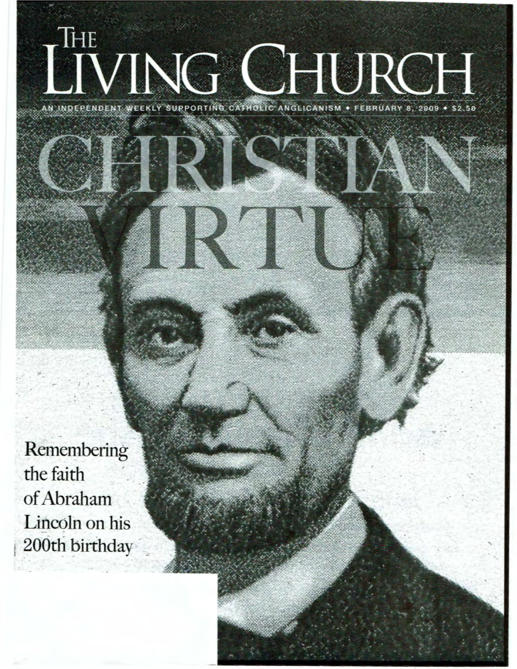 The Faith of Abraham Lincoln on His 200Th Birthda Y, .C -- ' ~,~ ~ ·, ~ / .I~T