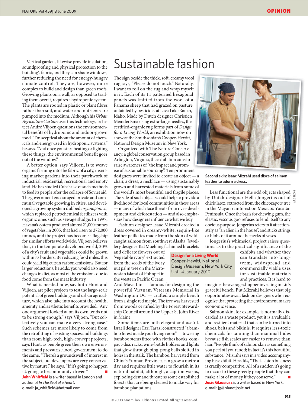 Sustainable Fashion