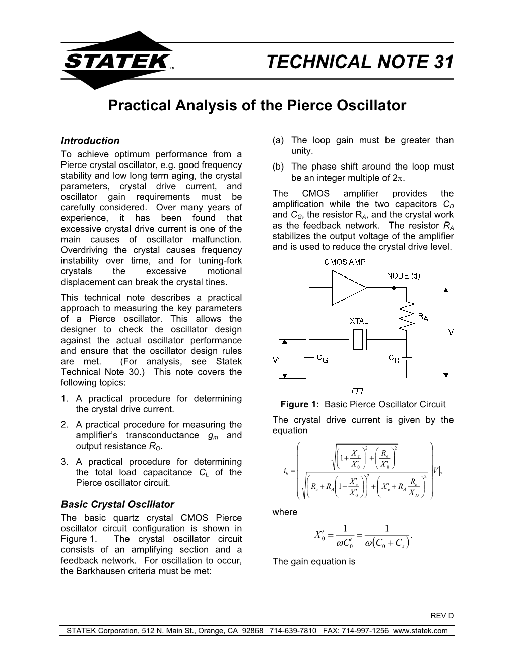 Technical Note 31