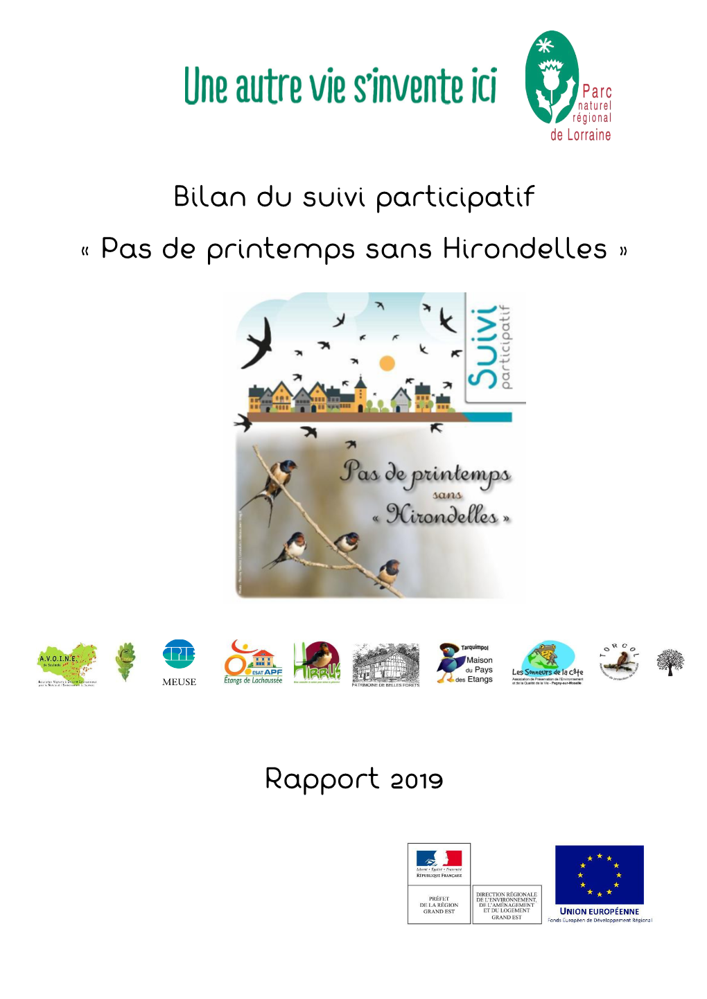 Pas De Printemps Sans Hirondelles » Rapport 2019