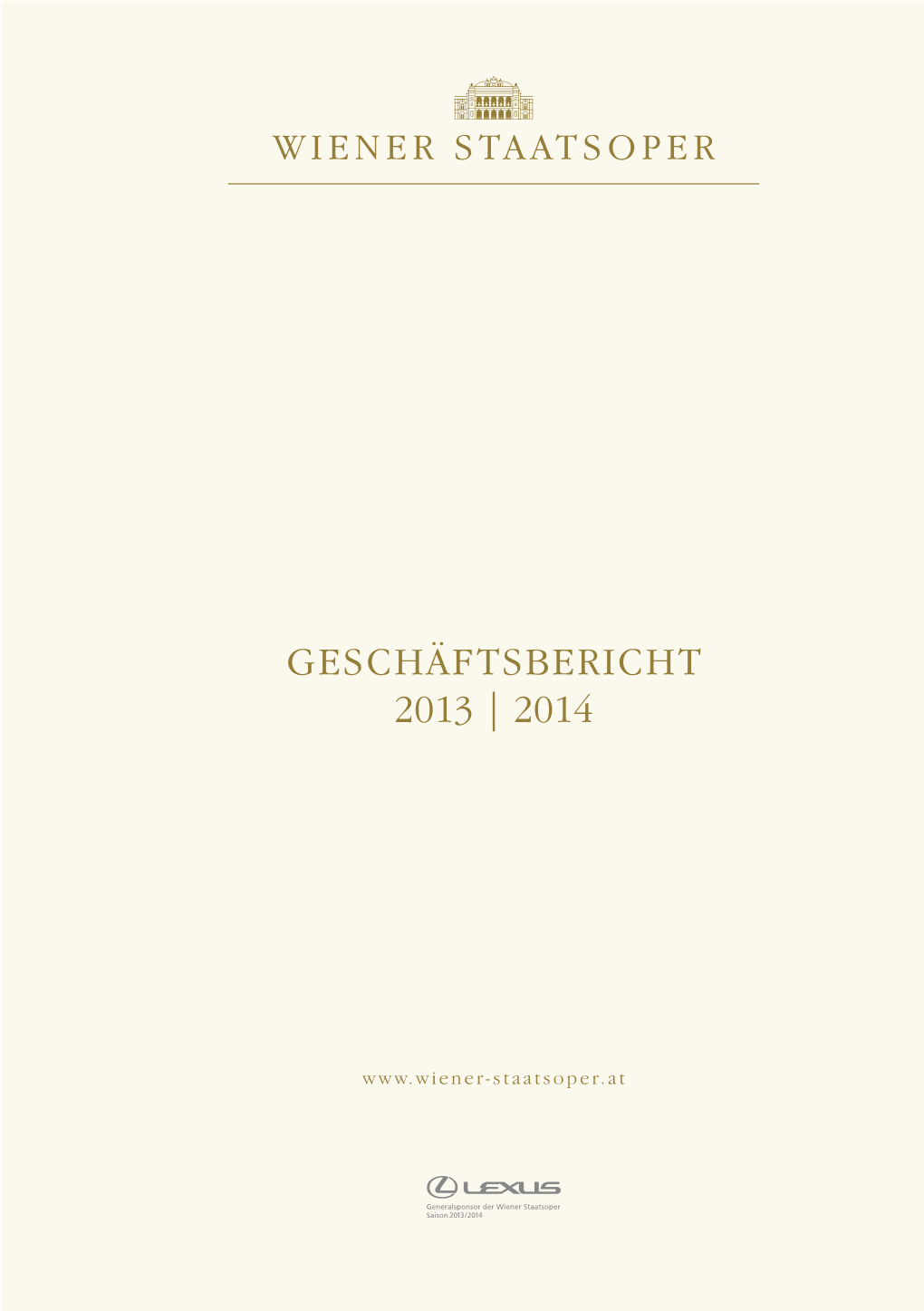 Geschäftsbericht 2013 | 2014