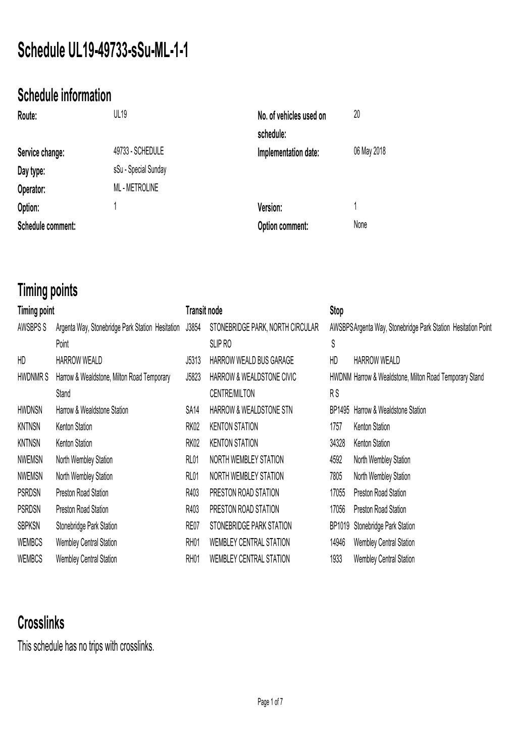 Standard Schedule UL19-49733-Ssu-ML-1-1