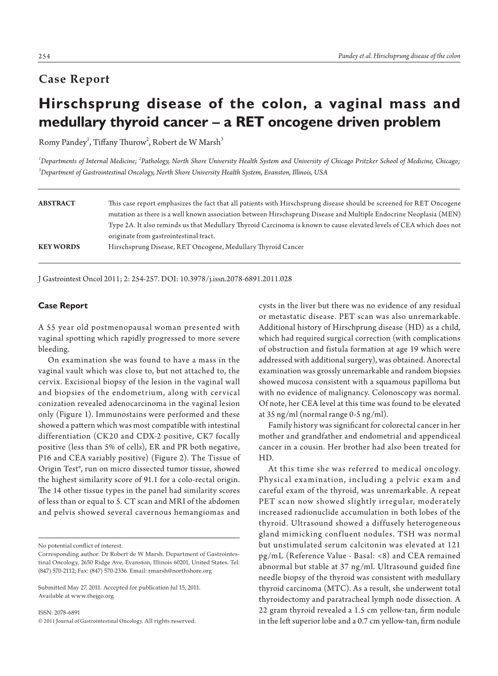 Hirschsprung Disease of the Colon