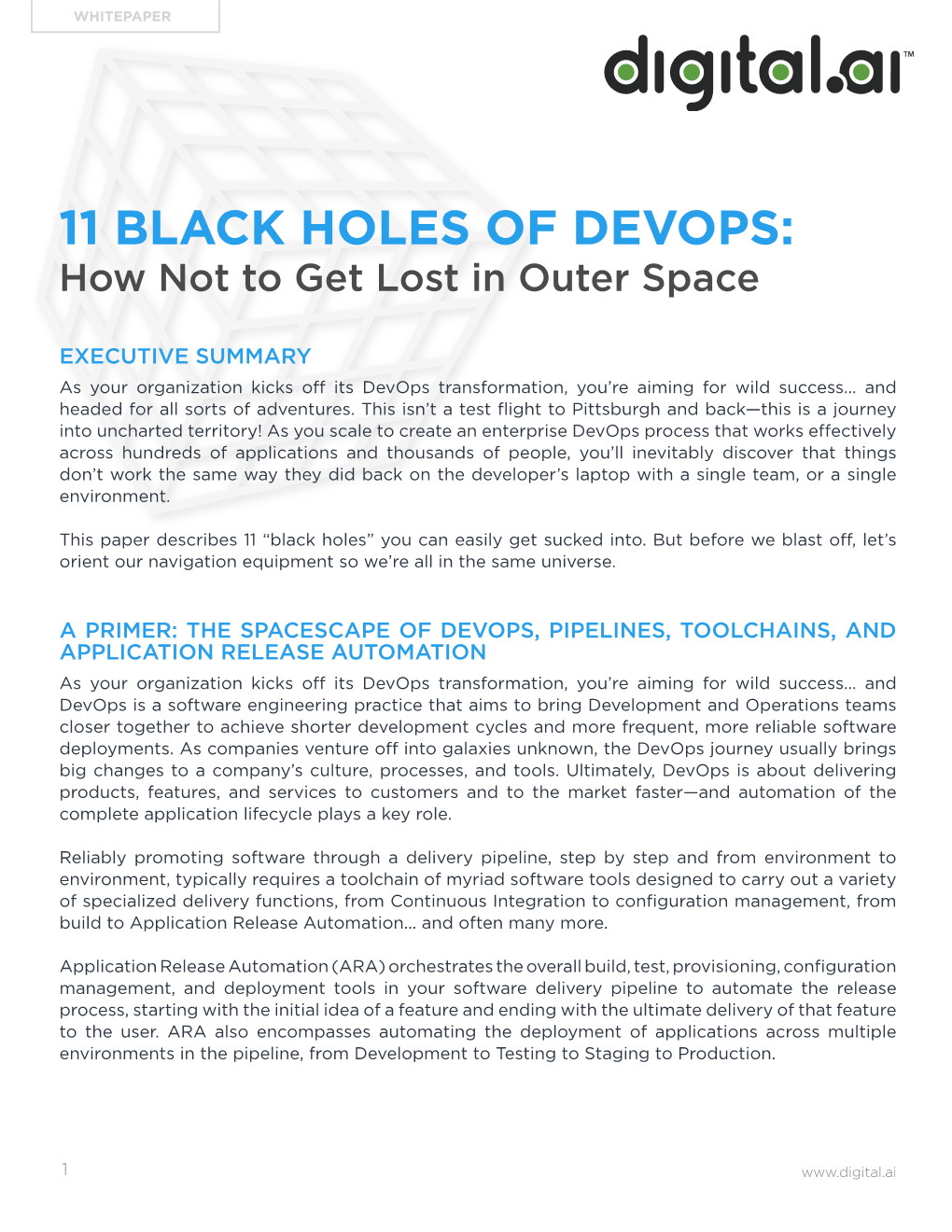 11 BLACK HOLES of DEVOPS: How Not to Get Lost in Outer Space