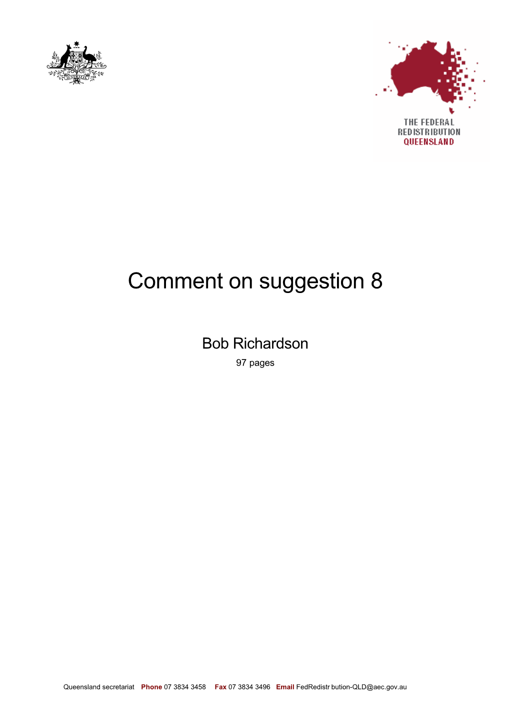 Bob Richardson 97 Pages