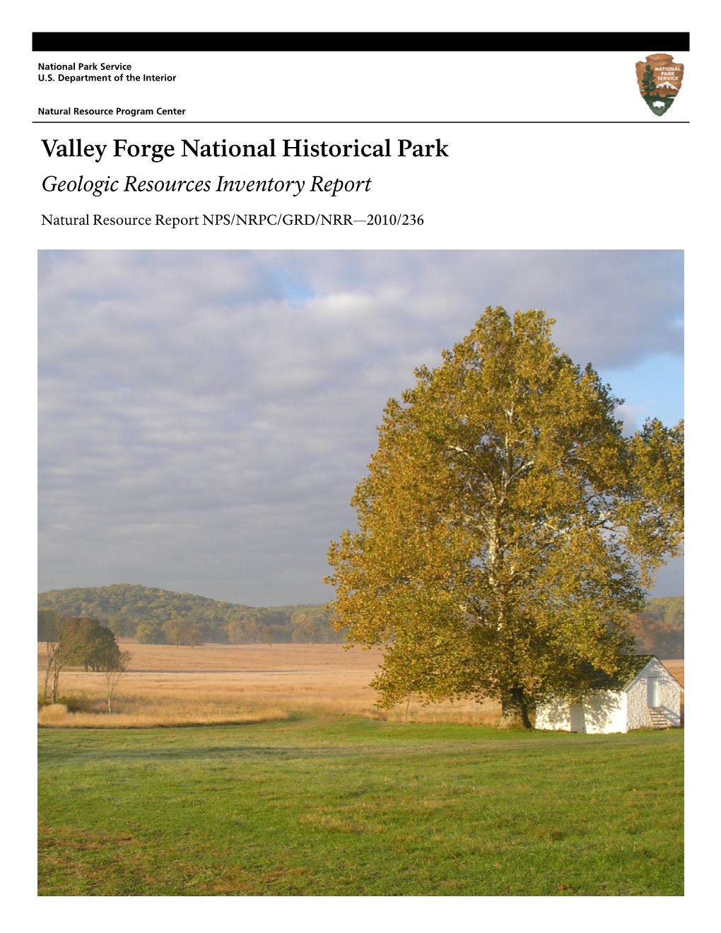 Valley Forge National Historical Park Geologic Resources Inventory Report