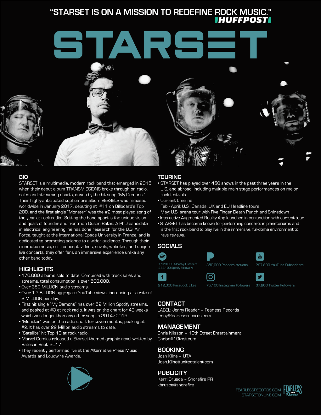 “Starset Is on a Mission to Redefine Rock Music.”