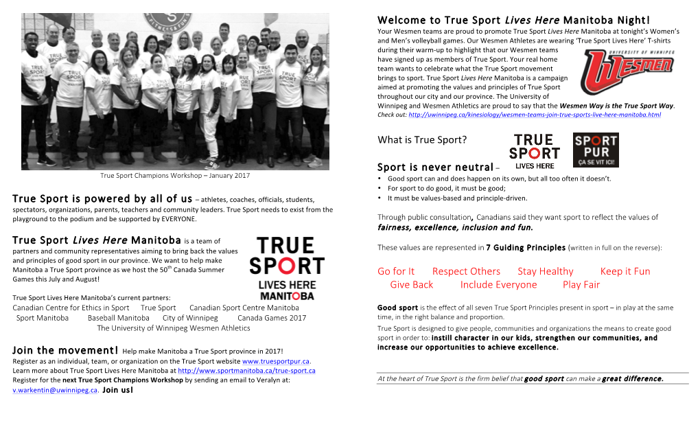 What Is True Sport?