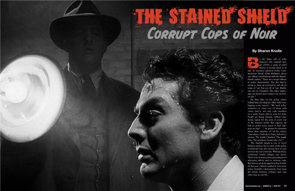 Corrupt Cops of Noir