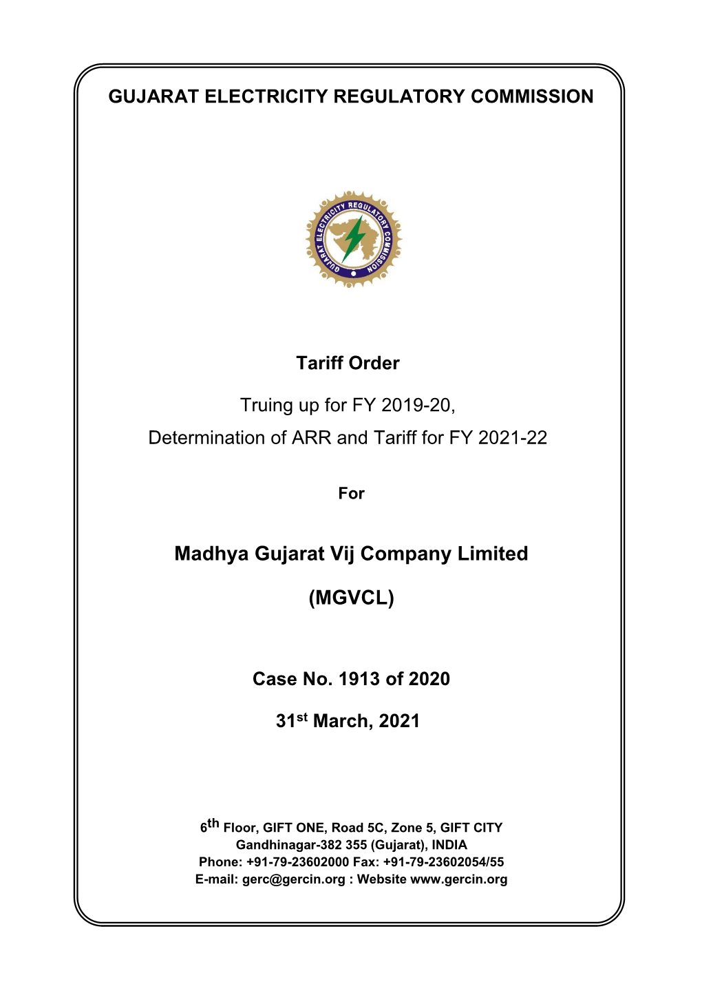 Madhya Gujarat Vij Company Limited (MGVCL)