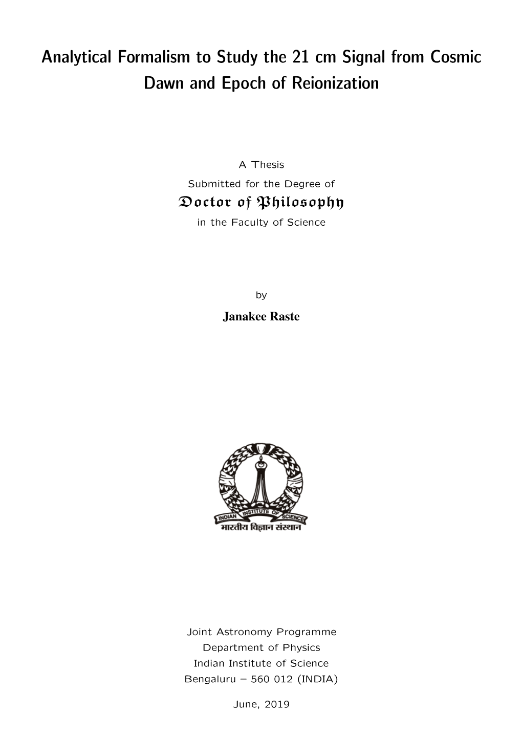 Analytical Formalism to Study the 21 Cm Signal from Cosmic Dawn and Epoch of Reionization