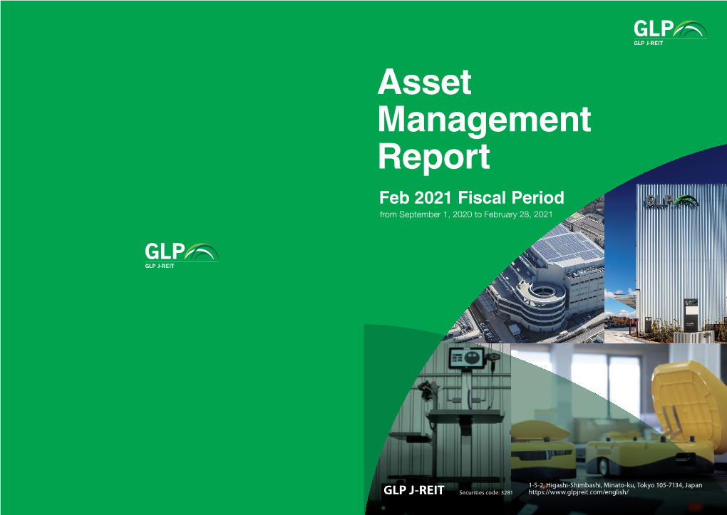 Asset Management Report Feb 2021 Fiscal Period from September 1, 2020 to February 28, 2021